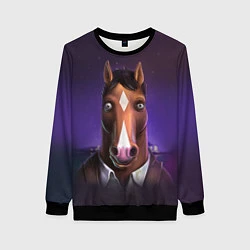 Свитшот женский BoJack, цвет: 3D-черный