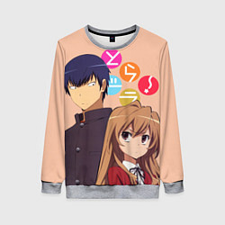 Свитшот женский ToraDora, цвет: 3D-меланж