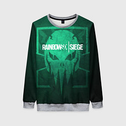 Свитшот женский Rainbow Six: Green Soldier, цвет: 3D-меланж