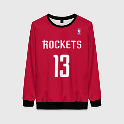 Свитшот женский Rockets: Houston 13, цвет: 3D-черный