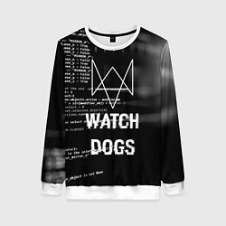 Свитшот женский Watch Dogs: Hacker, цвет: 3D-белый