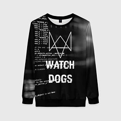 Свитшот женский Watch Dogs: Hacker, цвет: 3D-черный