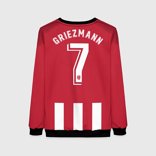 Женский свитшот FC Atletico Madrid: Griezmann Home 18/19 / 3D-Черный – фото 2