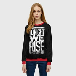 Свитшот женский Skillet: We Rise, цвет: 3D-красный — фото 2