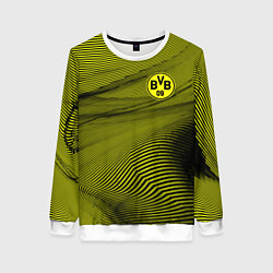 Свитшот женский FC Borussia Sport, цвет: 3D-белый