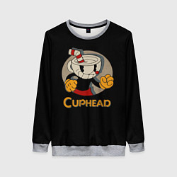 Женский свитшот Cuphead: Mugman