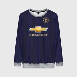 Свитшот женский FC MU: Pogba Away 18/19, цвет: 3D-меланж