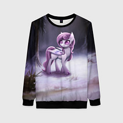 Свитшот женский Violet Pony, цвет: 3D-черный