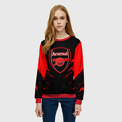 Свитшот женский Arsenal FC: Sport Fashion, цвет: 3D-красный — фото 2