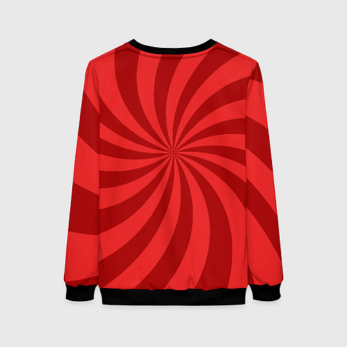 Женский свитшот Super Mario: Red Illusion / 3D-Черный – фото 2