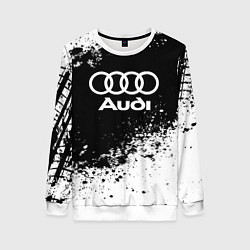 Женский свитшот Audi: Black Spray