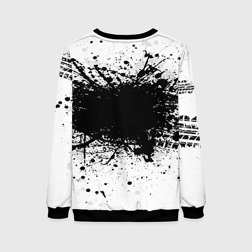 Женский свитшот Honda: Black Spray / 3D-Черный – фото 2