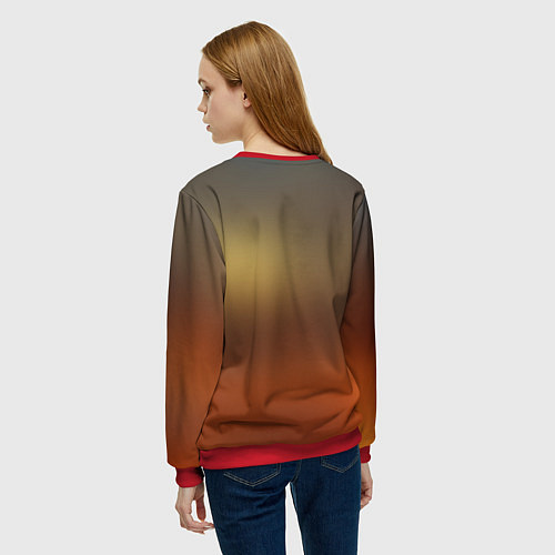 Женский свитшот Linage II: Fire Dragon / 3D-Красный – фото 4