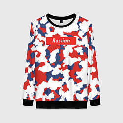 Свитшот женский Supreme Russian, цвет: 3D-черный