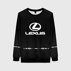 Свитшот женский Lexus: Black Abstract, цвет: 3D-черный