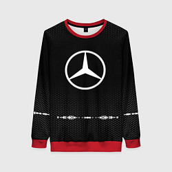 Женский свитшот Mercedes: Black Abstract