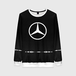 Женский свитшот Mercedes: Black Abstract