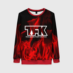 Женский свитшот Thousand Foot Krutch: Red Flame