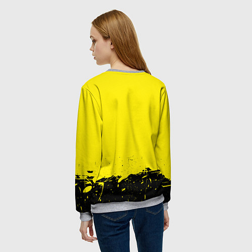 Женский свитшот GLHF / 3D-Меланж – фото 4