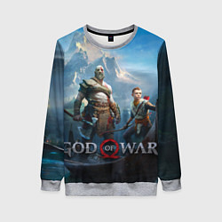 Свитшот женский God of War, цвет: 3D-меланж