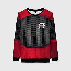 Свитшот женский Volvo: Metal Sport, цвет: 3D-черный