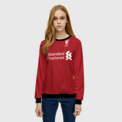 Свитшот женский FC Liverpool: Salah Home 18/19, цвет: 3D-черный — фото 2