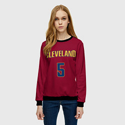 Свитшот женский Cleveland Cavaliers: Smith JR 5, цвет: 3D-черный — фото 2