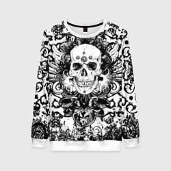 Женский свитшот Grunge Skull