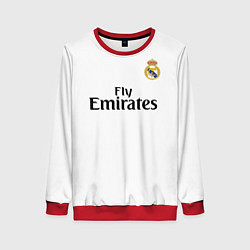 Свитшот женский FC Real Madrid: Ramos Home 18-19, цвет: 3D-красный