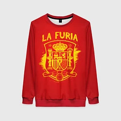 Свитшот женский La Furia, цвет: 3D-красный