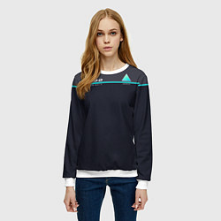 Свитшот женский Detroit: AX400, цвет: 3D-белый — фото 2