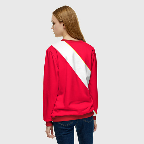 Женский свитшот Форма сборной Перу #9 / 3D-Красный – фото 4