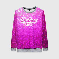 Свитшот женский Britney Bitch, цвет: 3D-меланж
