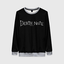 Свитшот женский Тетрадь смерти, цвет: 3D-меланж