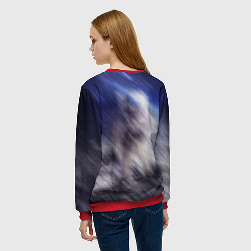 Женский свитшот Starfield / 3D-Красный – фото 4