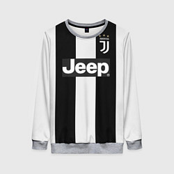 Свитшот женский FC Juventus: Ronaldo Home 18-19, цвет: 3D-меланж