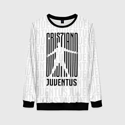 Свитшот женский Cris7iano Juventus, цвет: 3D-черный