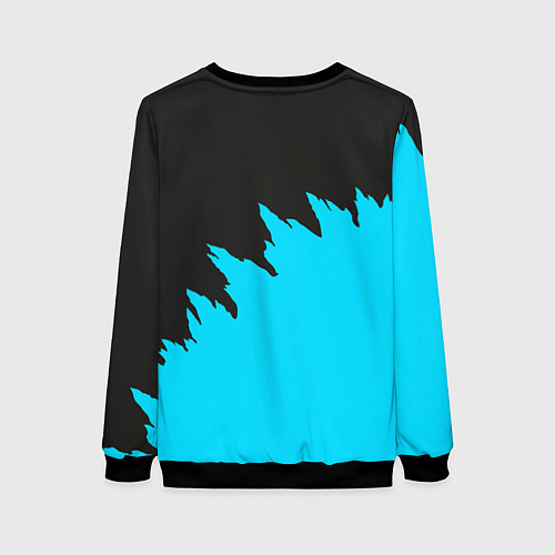 Женский свитшот GODZILLA / 3D-Черный – фото 2