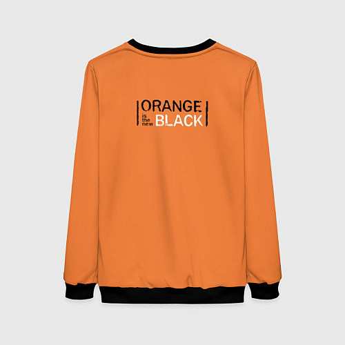 Женский свитшот Orange is the New Black / 3D-Черный – фото 2