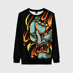 Женский свитшот Демон Они