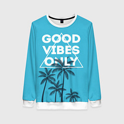 Женский свитшот Good vibes only