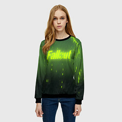 Свитшот женский Fallout: Radiation Storm, цвет: 3D-черный — фото 2