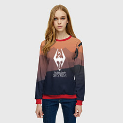 Свитшот женский THE ELDER SCROLLS, цвет: 3D-красный — фото 2