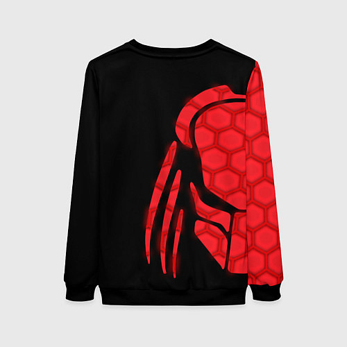 Женский свитшот Predator: Red Light / 3D-Черный – фото 2