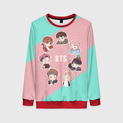 Свитшот женский BTS Boys, цвет: 3D-красный