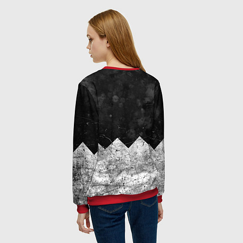 Женский свитшот BONES: SESH Team / 3D-Красный – фото 4