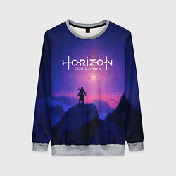 Свитшот женский Horizon Zero Dawn: Neon Space, цвет: 3D-меланж