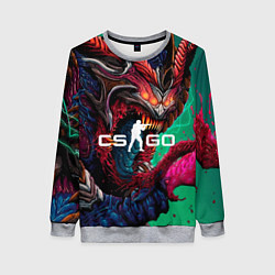 Женский свитшот CS GO hyper beast skin