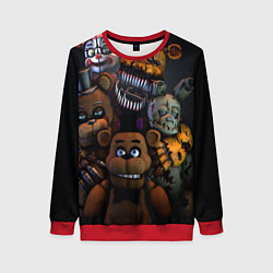 Свитшот женский Five Nights at Freddy's, цвет: 3D-красный