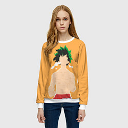 Свитшот женский Моя Геройская Академия, цвет: 3D-белый — фото 2